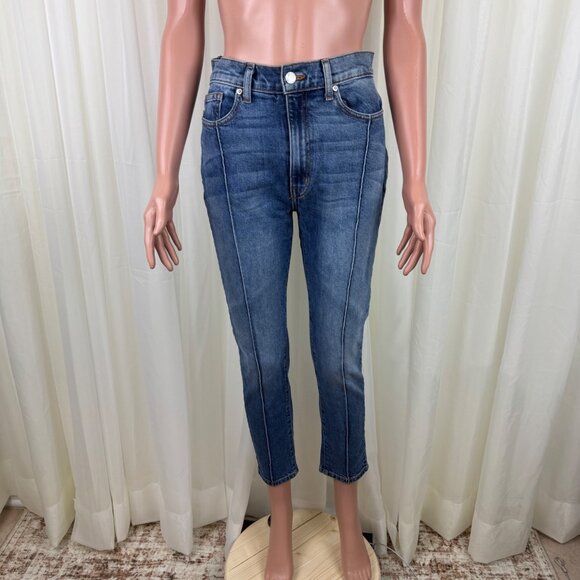 Revice Denim Venus Star Butt High Waist Crop Skinny Jeans Medium Wash Blue Sz 27 - Picture 3 of 14